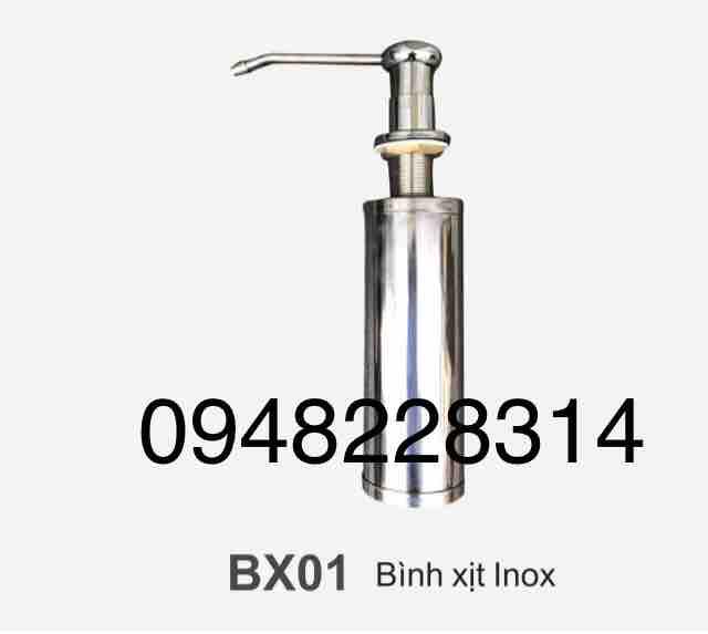 Bình đựng dầu rửa bát gắn chậu inox