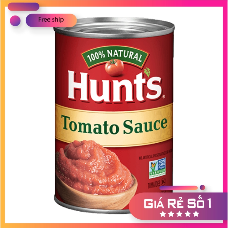 Hàng mỹ Sốt cà chua 100% nguyên chất Hunt s Tomato Sauce 227g