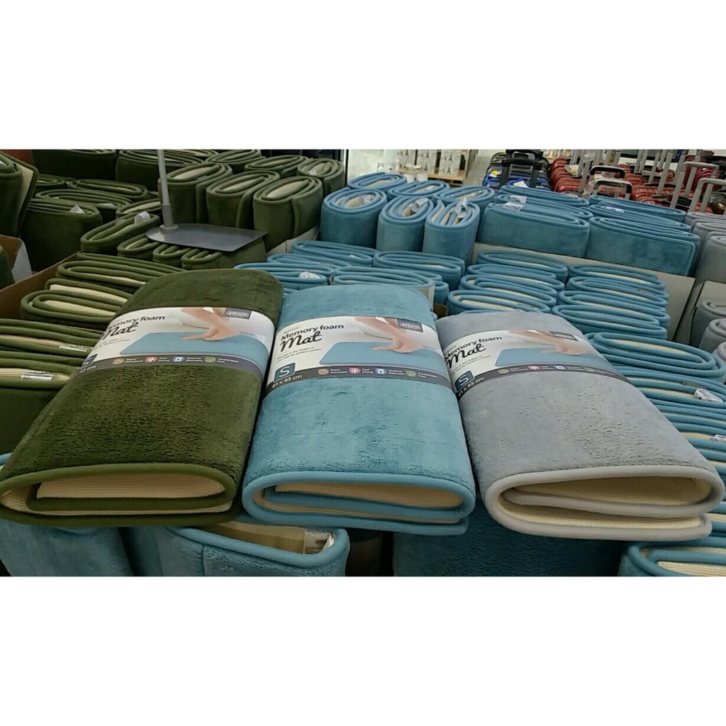 Thảm Chùi Chân Lock&Lock Memory Foam Basic Mat512 Mat513 Mat514 Mat515 4 Size 4 Màu Thoải Mai Chọn Lựa