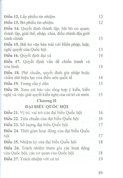 Luật Tổ Chức Quốc Hội