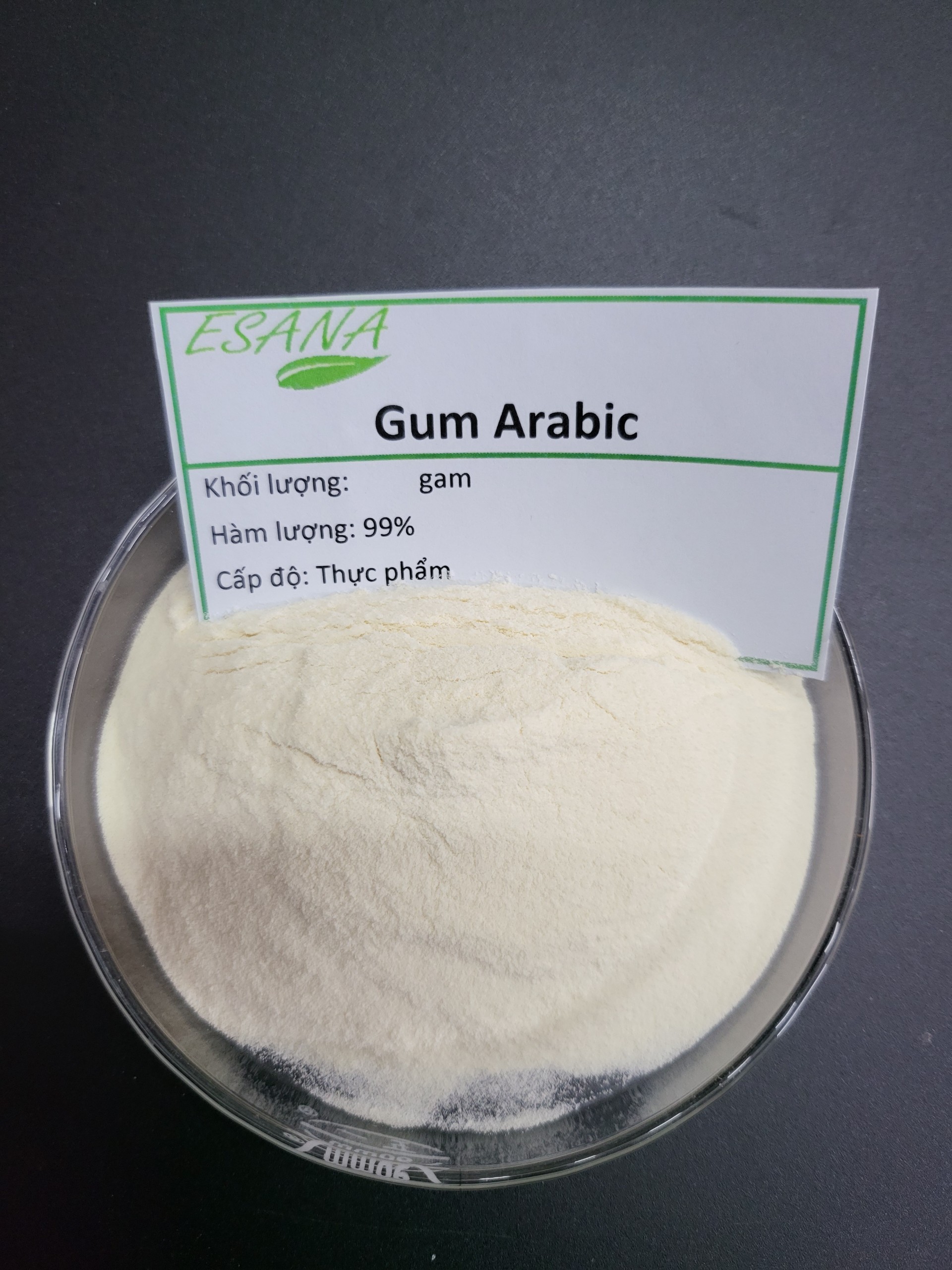 Bột nguyên liệu Gum Arabic (Gôm Arabic) 99% cấp thực phẩm