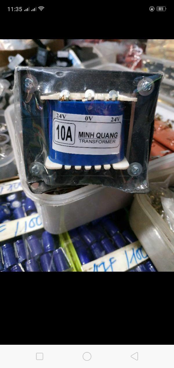Biến áp 10A đối xứng 24V