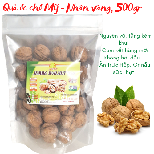 QUẢ ÓC CHÓ VÀNG CHANDLER (MỸ) 500G CUNG CẤP OMEGA3
