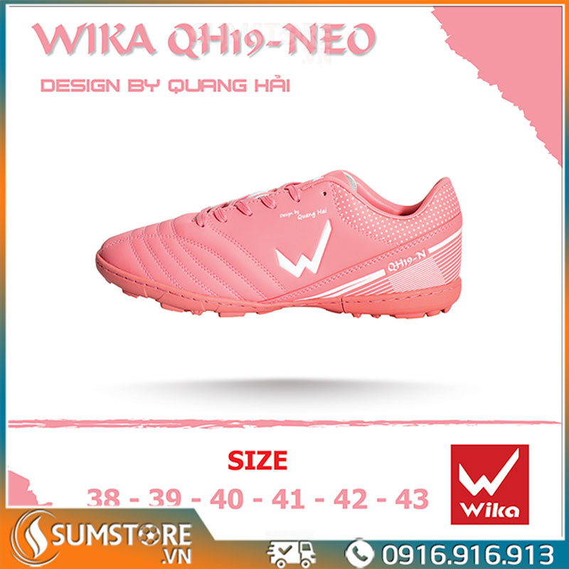 Giày đá bóng qh19neo quang hải - giày đá banh wika cao cấp