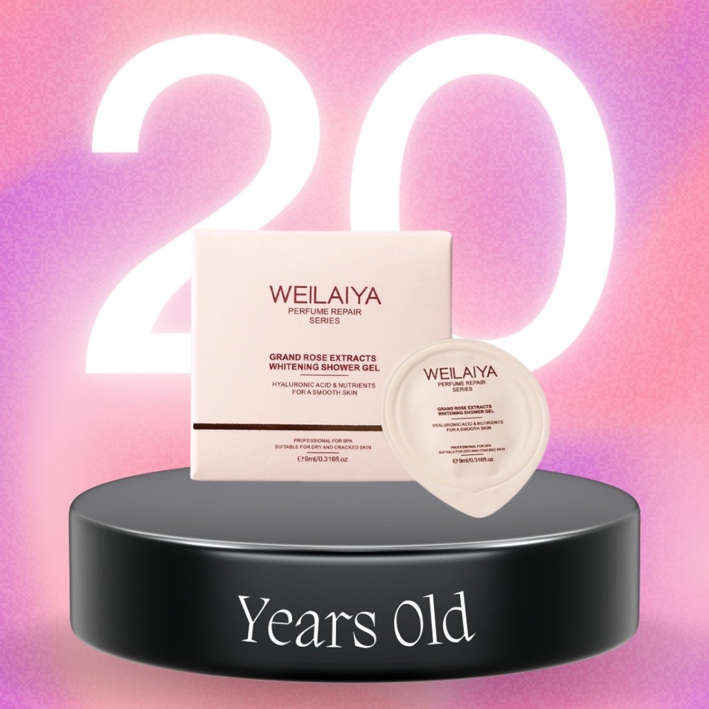 Sữa tắm weilaiya cánh hoa hồng mẫu dùng thử mini 9ml