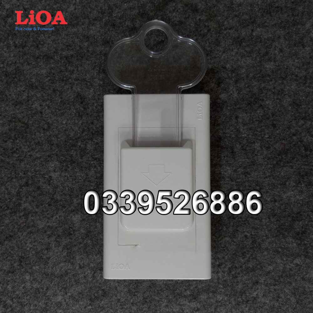 Bộ công tắc ngắt điện chìa khóa kiểu A LiOA 20A - Dùng cho nhà nghỉ, khách sạn