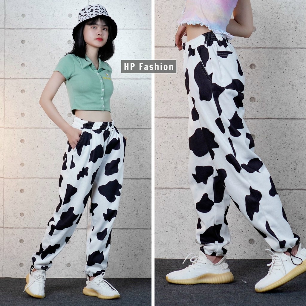 QUẦN LOANG IN BÒ SỮA SIÊU CUTE TP19