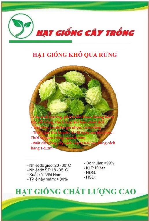 Hạt giống khổ qua rừng ct22 - gói 10 hạt