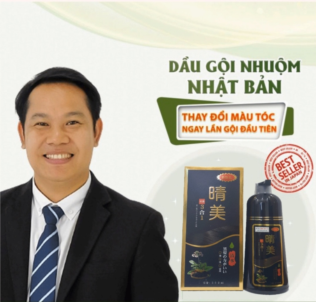 Komi Dầu Gội Đen Tóc Bạc Của Nhật Bản