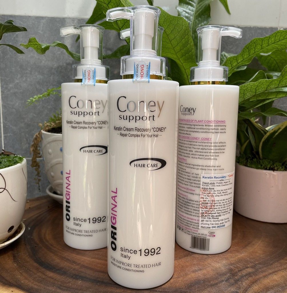 Kem Keratin Coney Recovery cream phục hồi tóc hư tổn 780ml