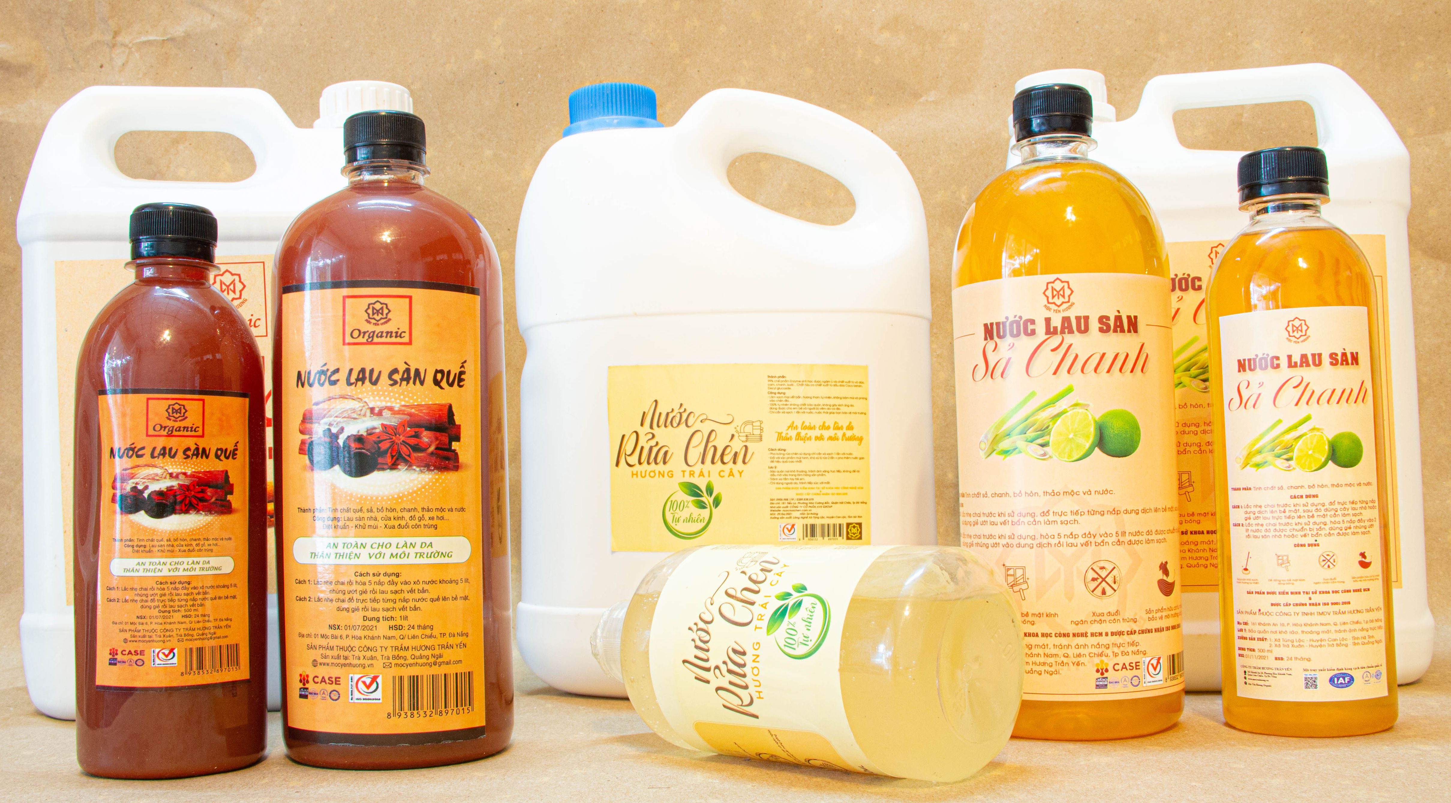 Nước Lau Sàn Sả Chanh Organic 1000ml