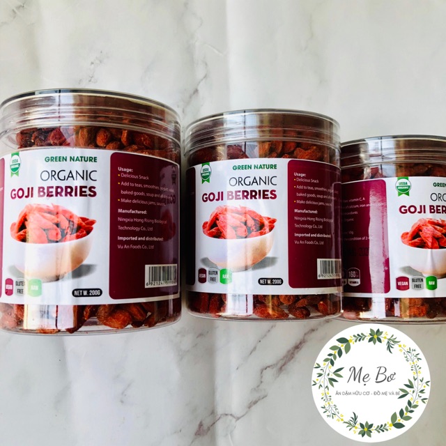 KỈ TỬ HỮU CƠ GREEN NATURE (USDA ORGANIC)