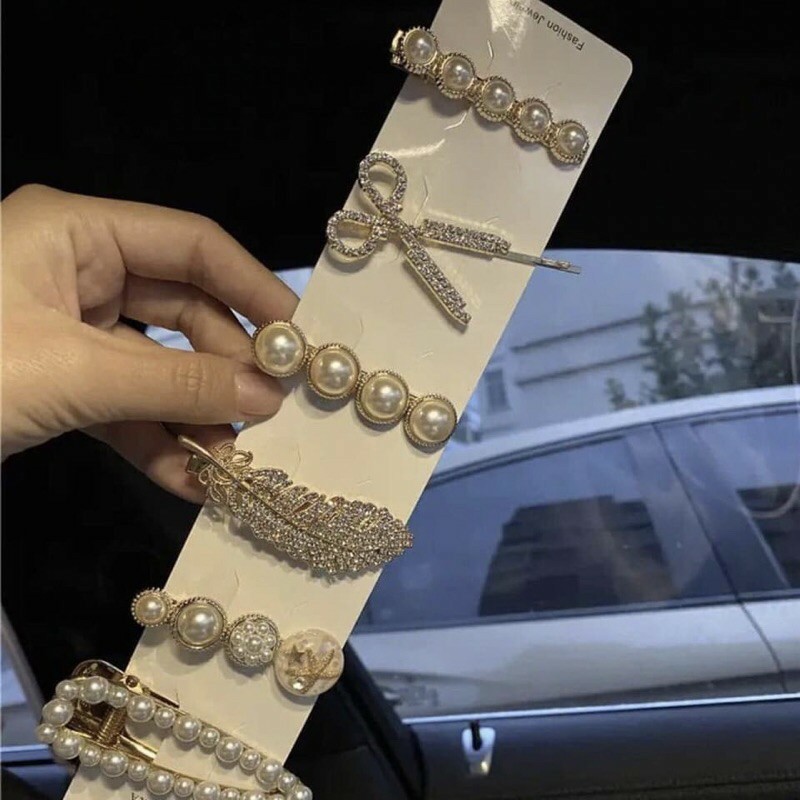 Set 6 Kẹp Tóc Tiểu Thư Sang Chảnh