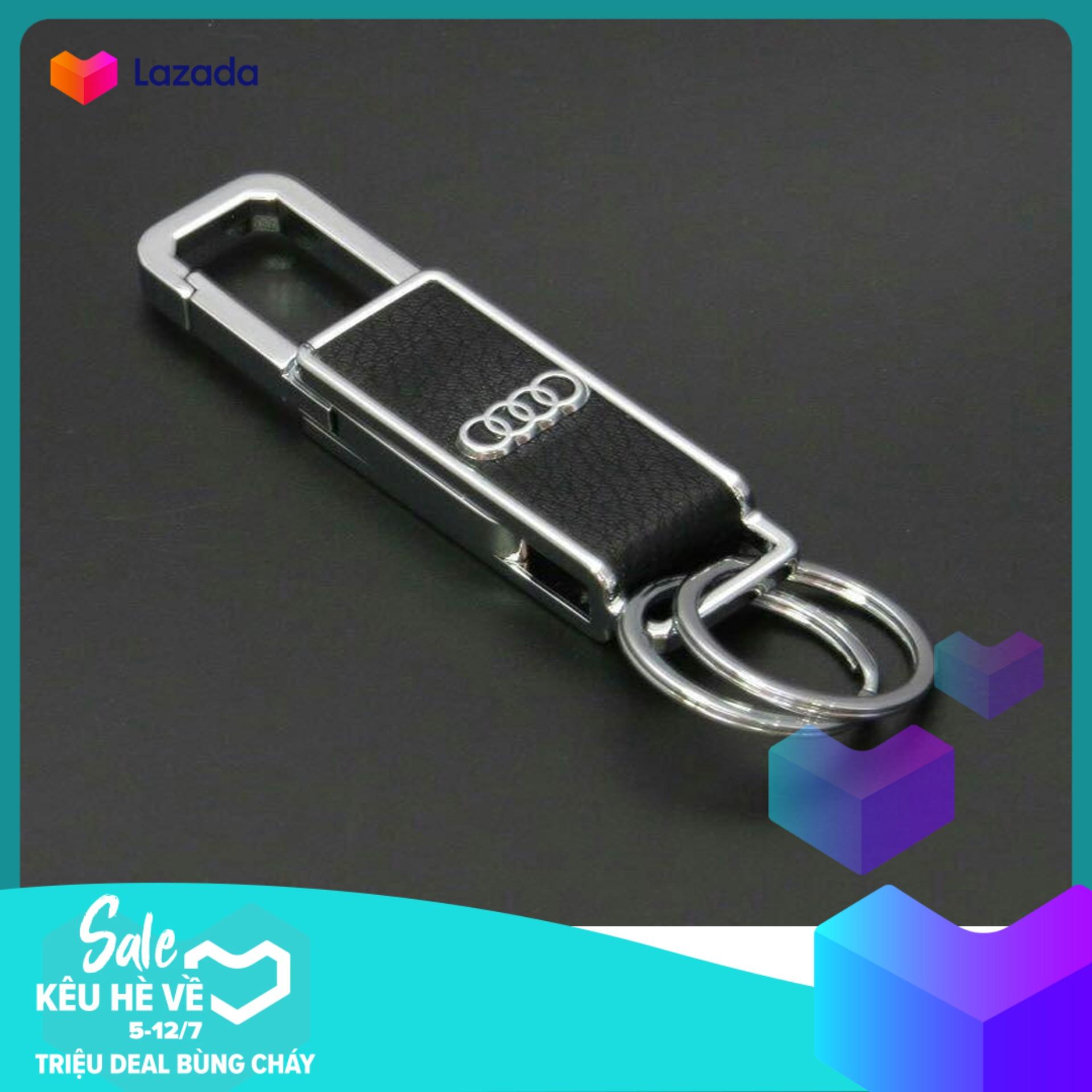 Móc chìa khóa xe hơi Logo 3D xe Audi