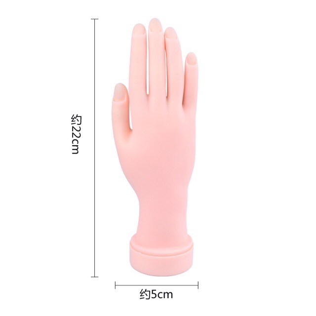Bàn Tay Giả Silicon học nails