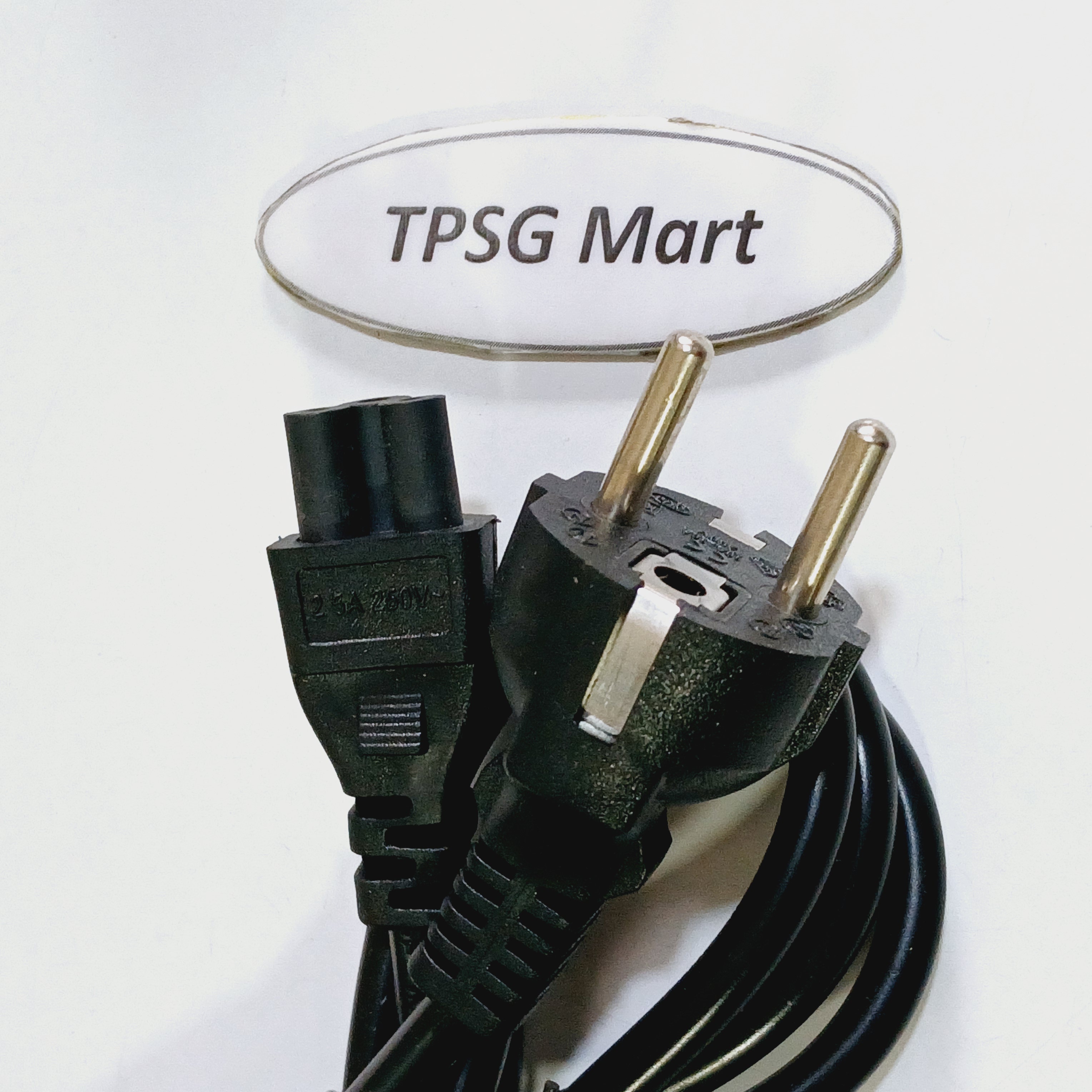 Cáp nguồn 3 lổ cho Adapter đầu cắm 3 lổ Hoa mai / Cáp Dẹp - Cáp Tròn (Cáp chất lượng)