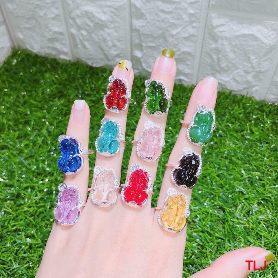 Nhẫn bạc tỳ hưu tài lộc, nhẫn nghê , chiêu tài, hút lộc , may mắn , nhiều tiền tài - bạc chuẩn 100%