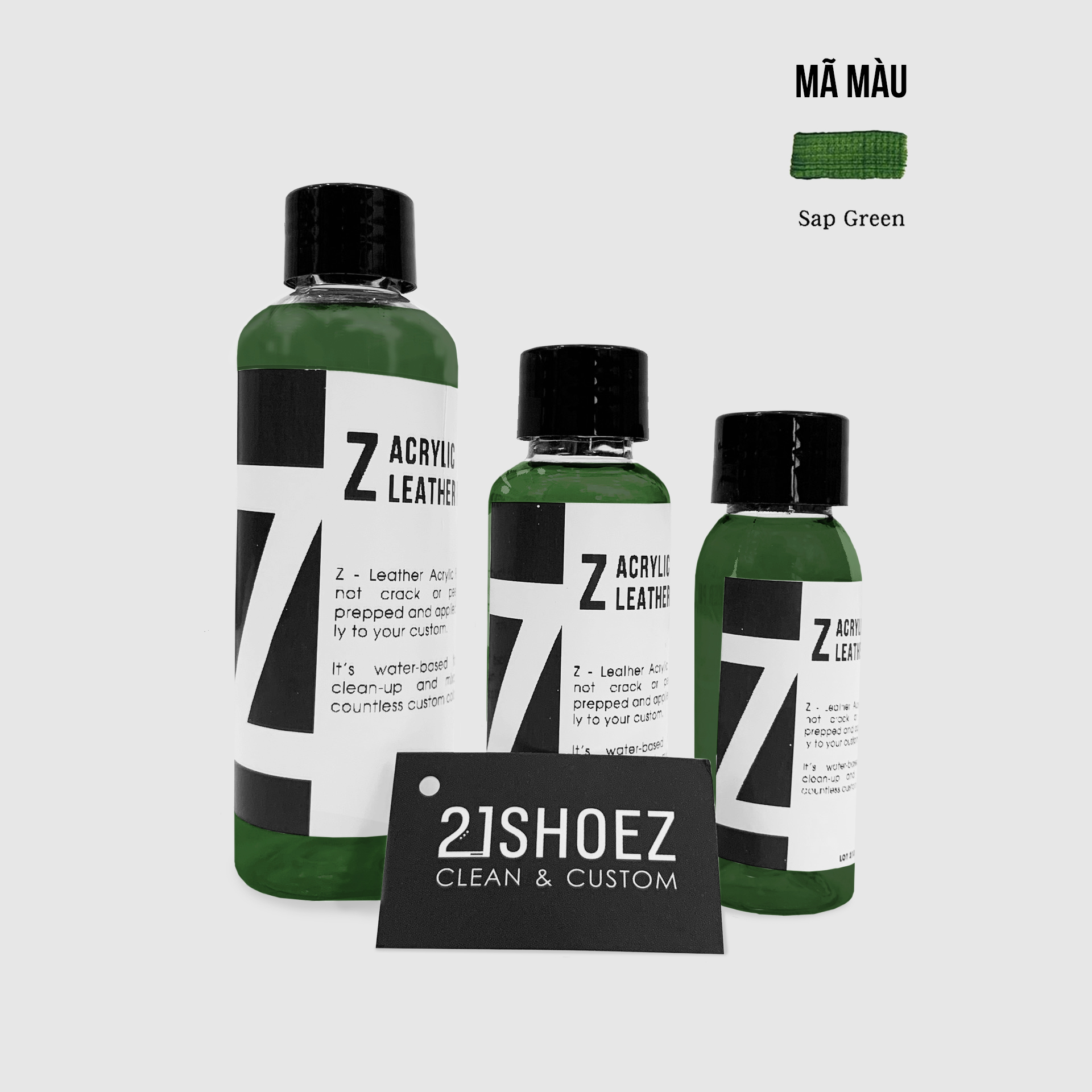 Màu custom z - acrylic leather paint 21shoez