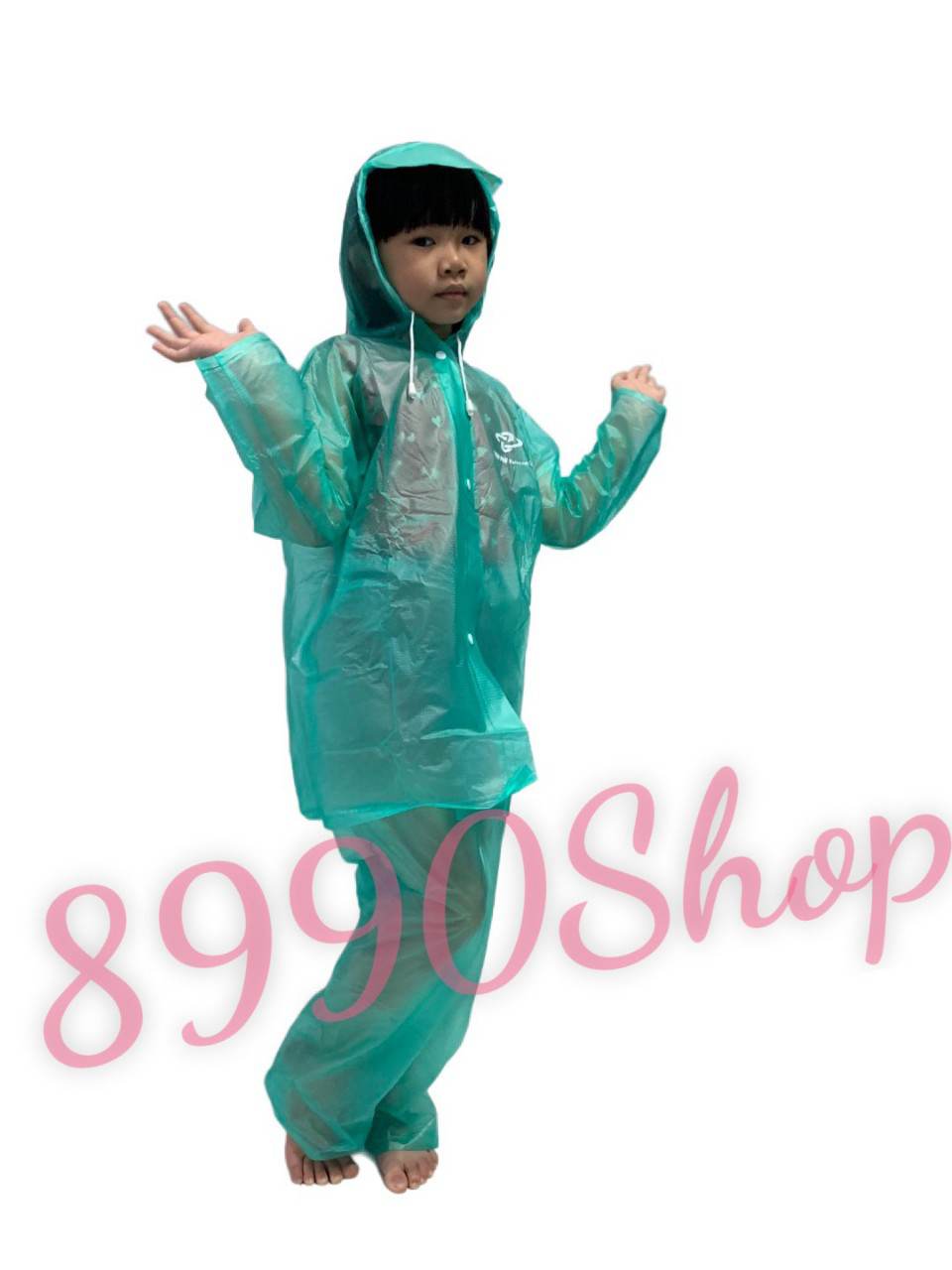 Bộ Quần Áo Mưa Cho Bé Size 2 Đến 8 Tuổi