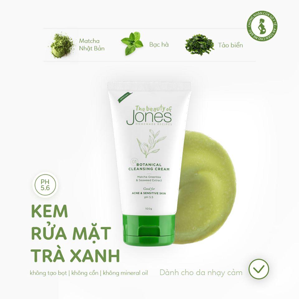 [HCM]Sữa rửa mặt cho nam Botanical Cleansing Cream 100g