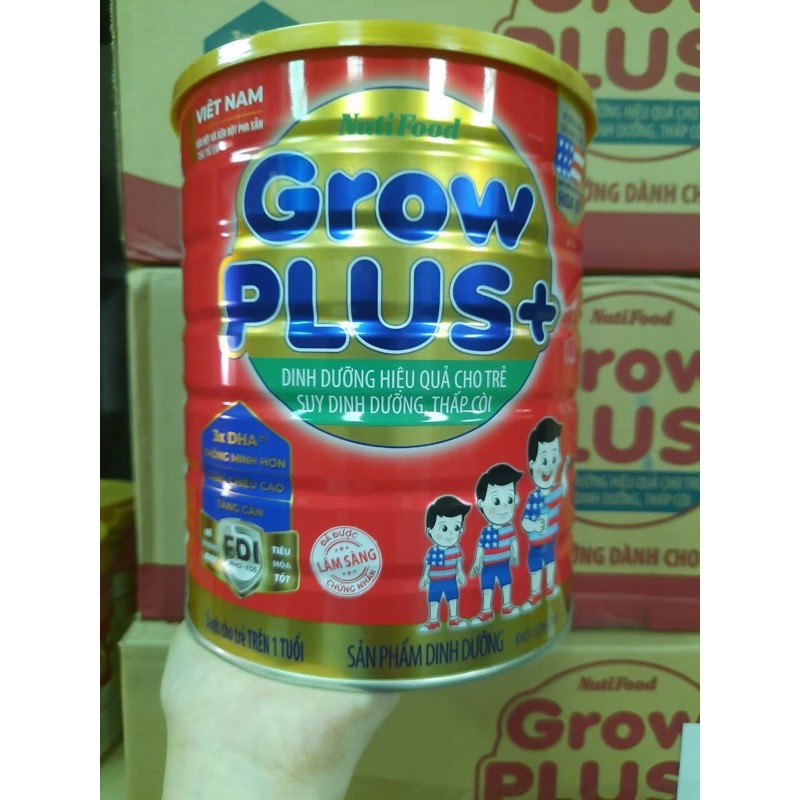 Sữa bột Nuti Grow Plus Đỏ 1,5kg date 7/2024