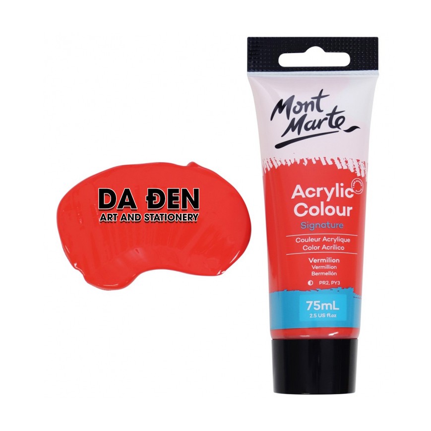 [HCM]Màu Mont Marte Acrylic Colour 75ml (2.54oz) - Vermilion