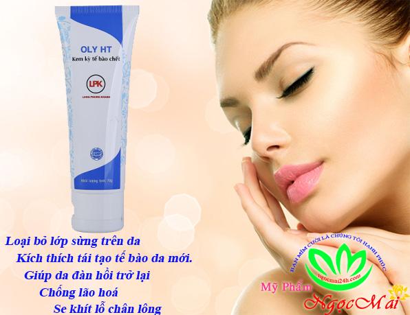 Mỹ Phẩm OLY HT - Kem kỳ tế bào chết (70g)