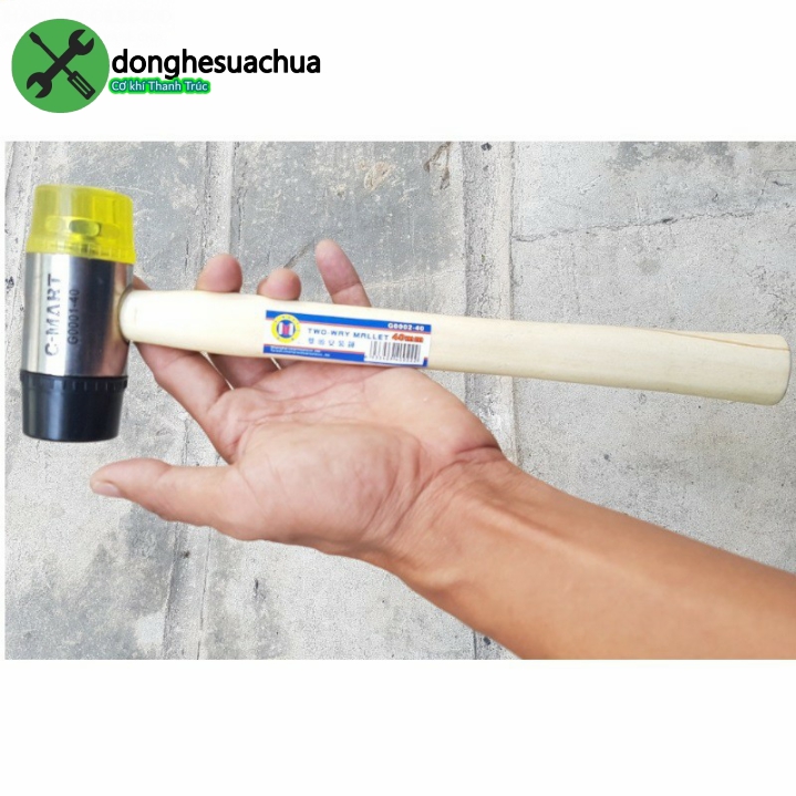 [HCM]Búa lắp ráp 2 đầu thân gỗ C-Mart G0002-40