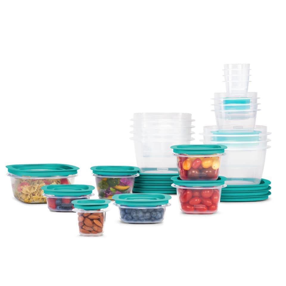 Set hộp trữ đồ Rubbermaid Press & Lock 42 pcs