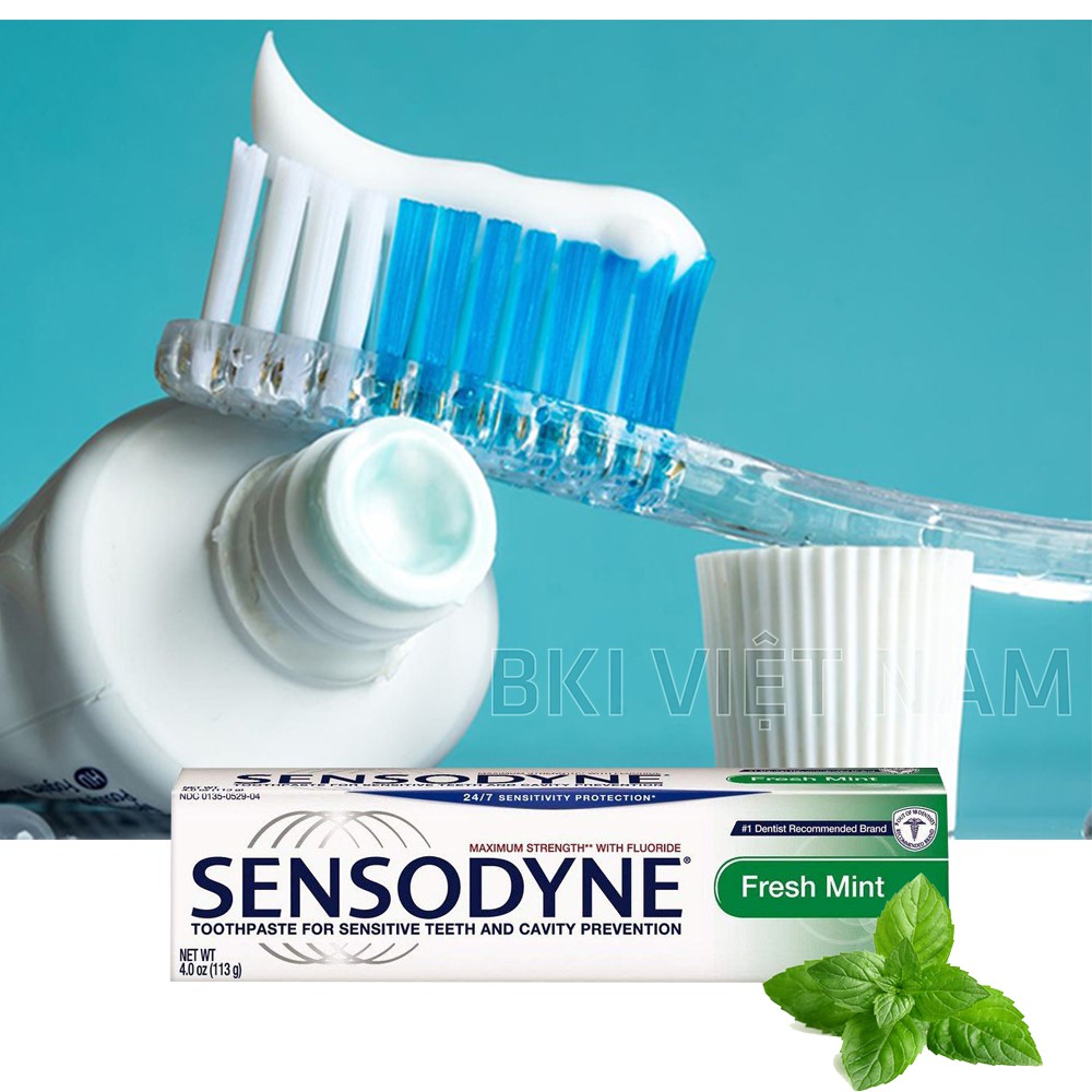 [5 TUÝP - TẶNG BÀN CHẢI] Kem đánh răng sensodyne chính hãng - FREESHIP - chống ê buốt Thái Lan– chăm sóc răng miệng – kem đánh răng giúp trắng răng hương thơm mát