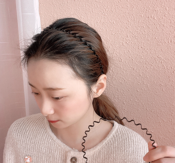 Bờm tóc xoắn HATISOL T03, bờm tóc đơn giản dễ phối đồ