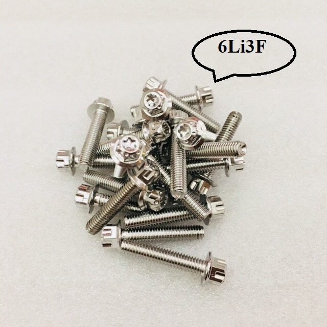 ỐC SALAZA 6LI ĐẦU TRỤ BÔNG ĐỦ SIZE( GIÁ 1 CON)