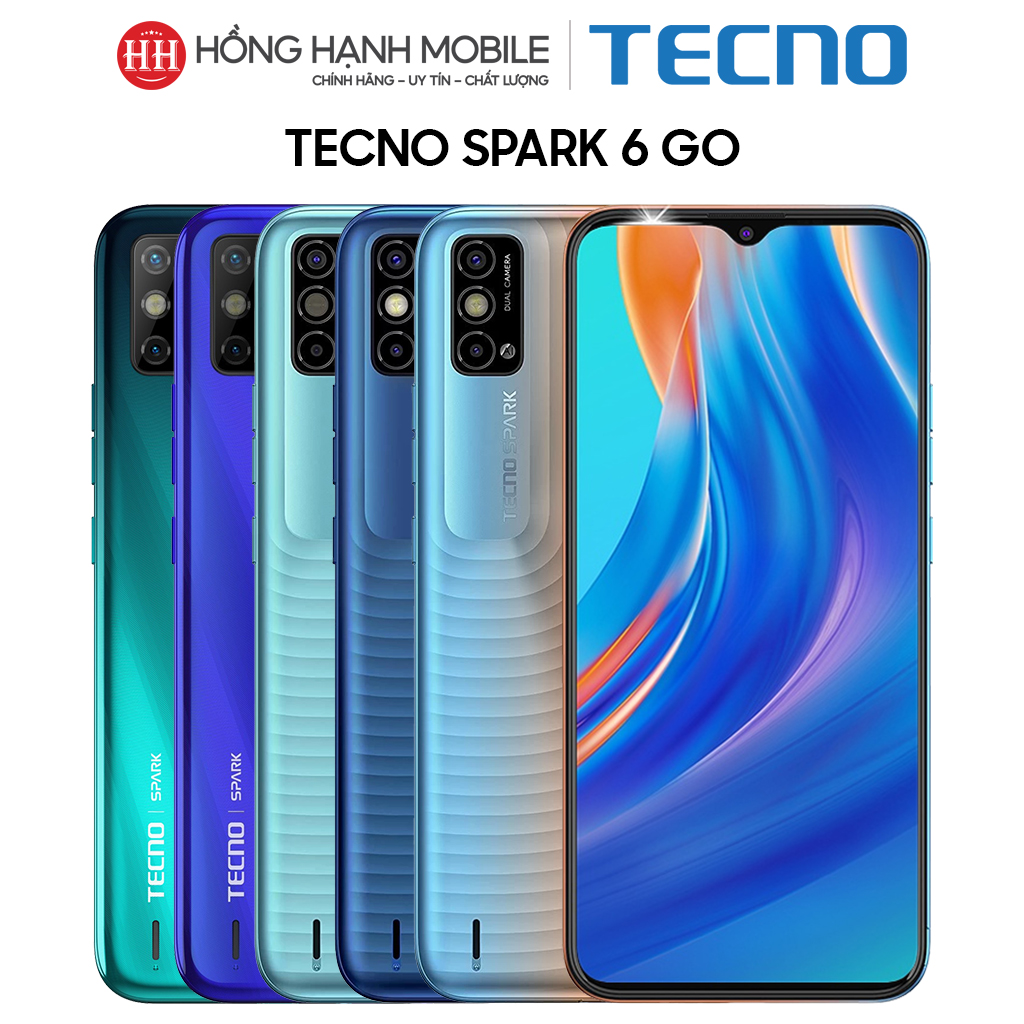 Điện Thoại Tecno Spark 6 Go 4GB/64GB - Hàng Chính Hãng