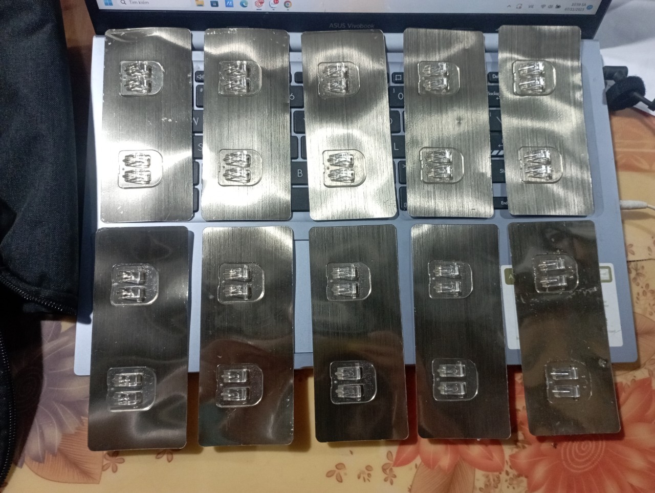 10 miếng dán thay thế loại đôi bạc. đtvm