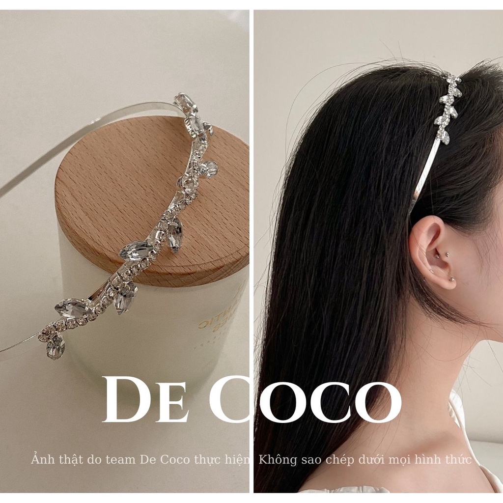 Bờm đính đá, băng đô đá lấp lánh Sparkle De Coco