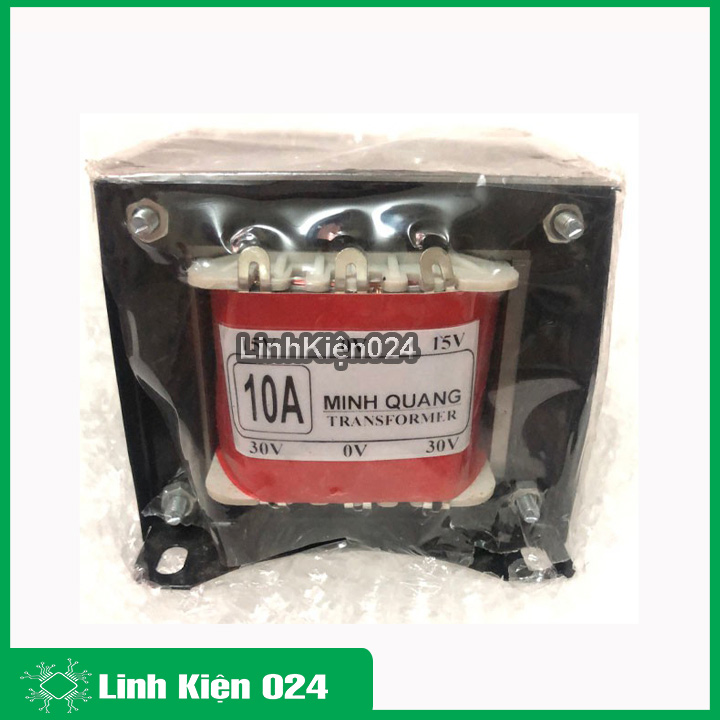 Biến áp đối xứng 10A 15V 0V 15V 30V 0V 30V