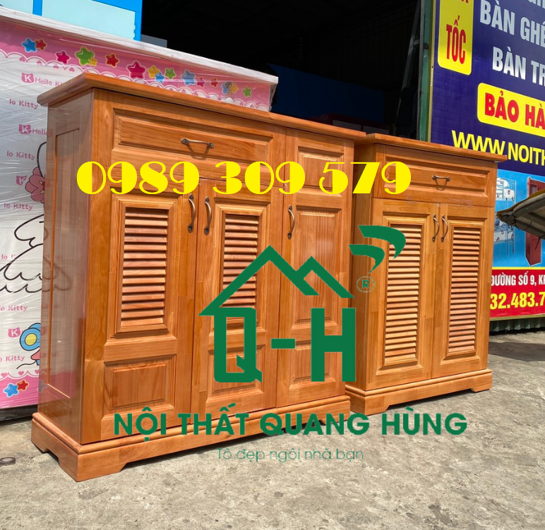 Tủ giày dép gỗ thông tự nhiên cao cấp hcm