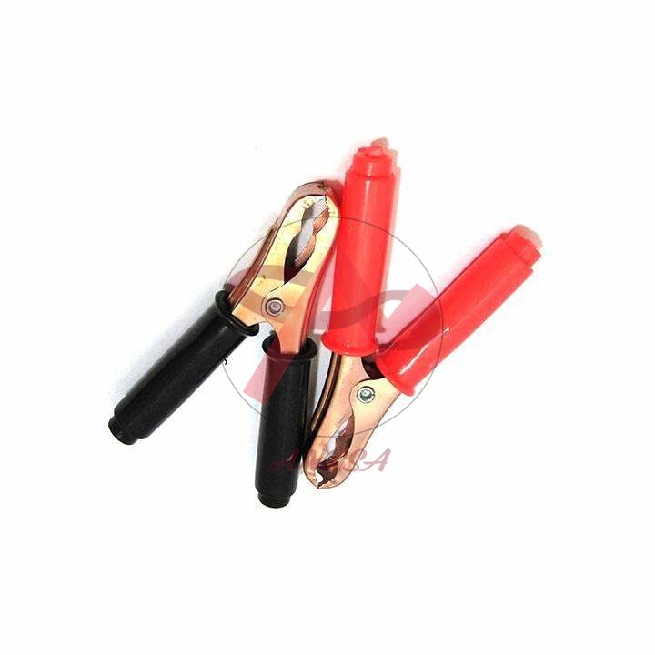 Kẹp Cá Sấu Kẹp Bình Acquy 16x10.5cm (1 Cặp Đỏ- Đen)