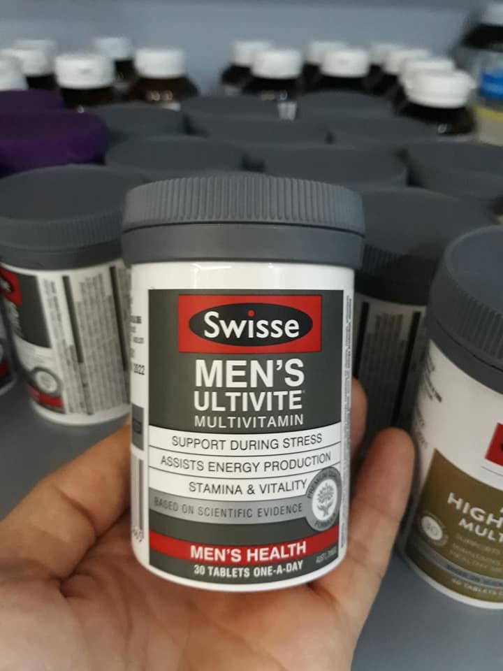 Swisse Men’s Ultivite Multivitamin lọ 30 viên