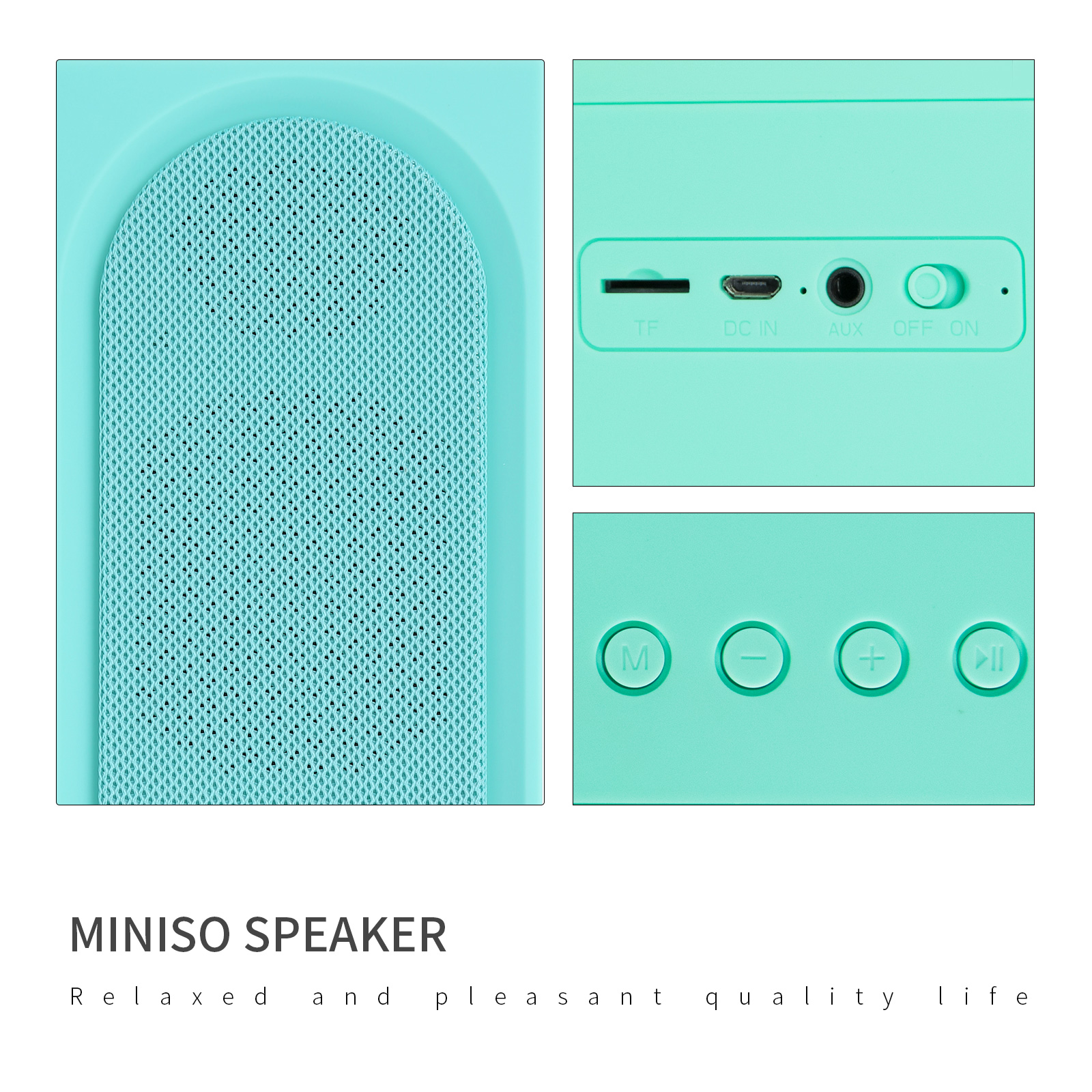 Loa bluetooth Miniso D39F (Nhiều màu sắc lựa chọn)