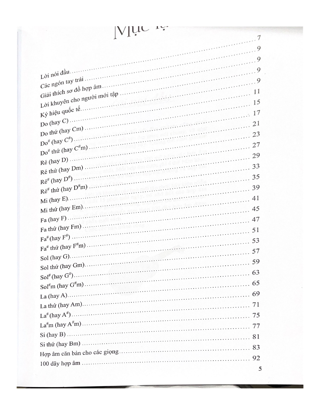 Sách - 1000 Hợp Âm Cho Đàn Guitare (Tái Bản)-Vanlangbooks