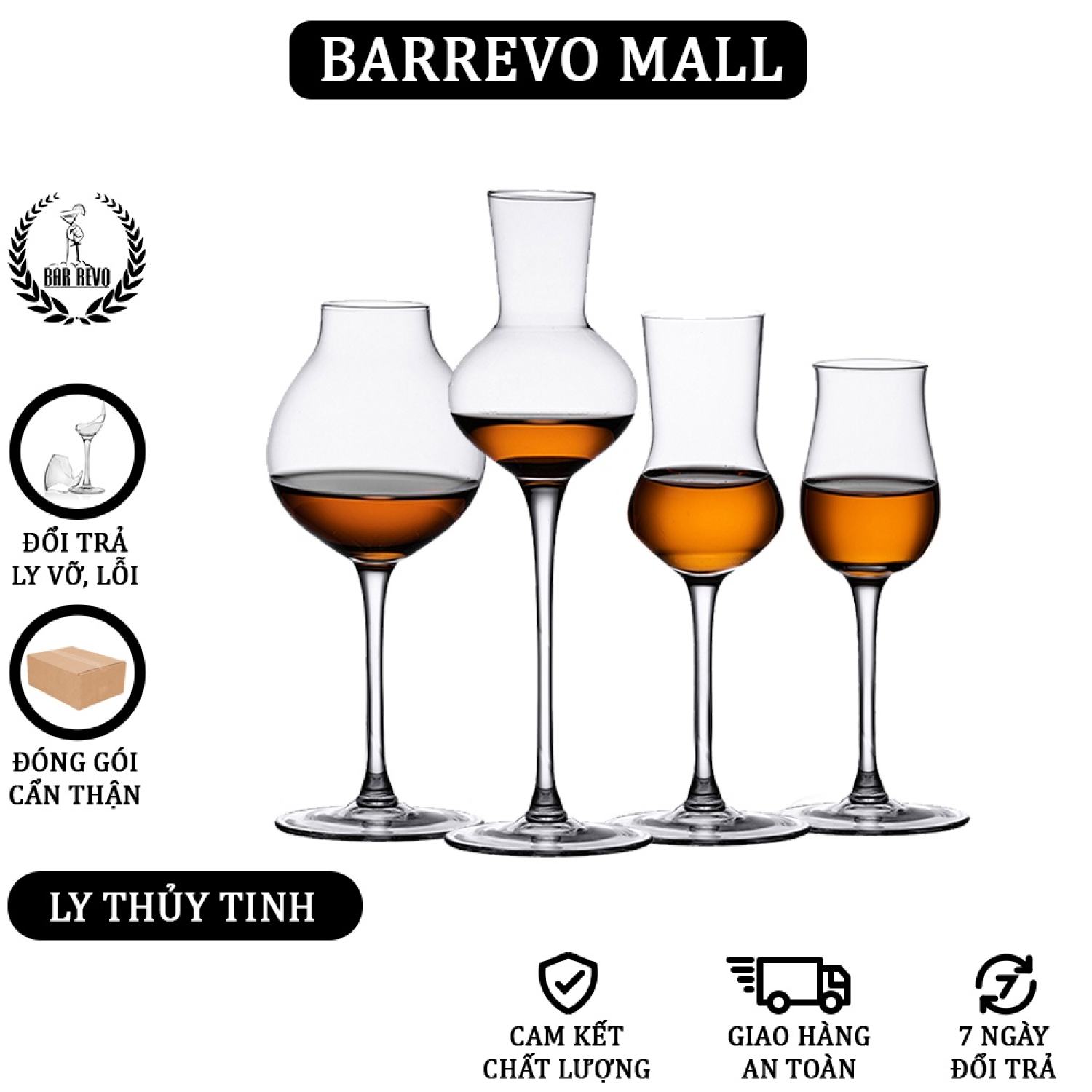 Grappa & Aquavit Glass - Ly Tasting Thử - Ly Thử Thủy Tinh