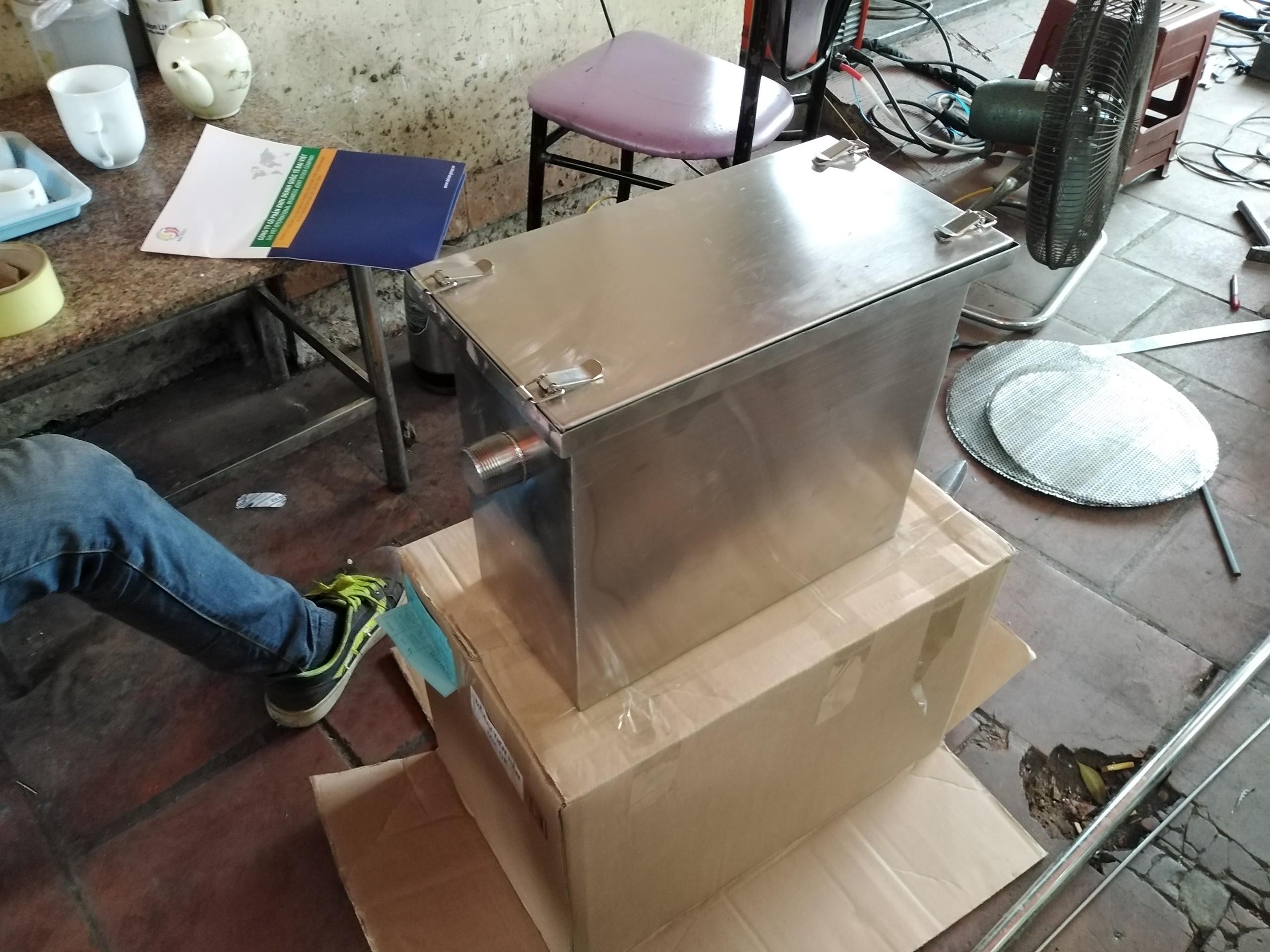 Bể tách mỡ mini inox 304