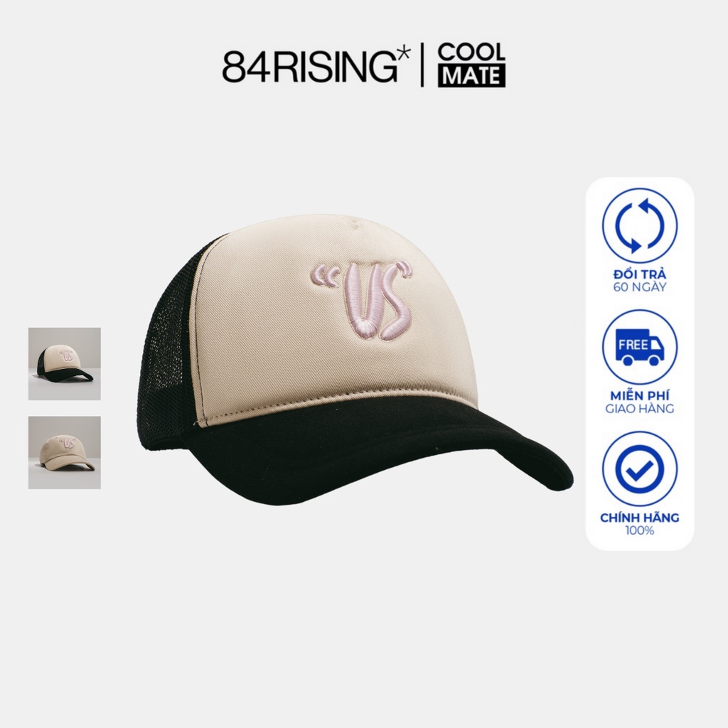 Mũ Us 84RISING màu Be - Thương hiệu 84Rising