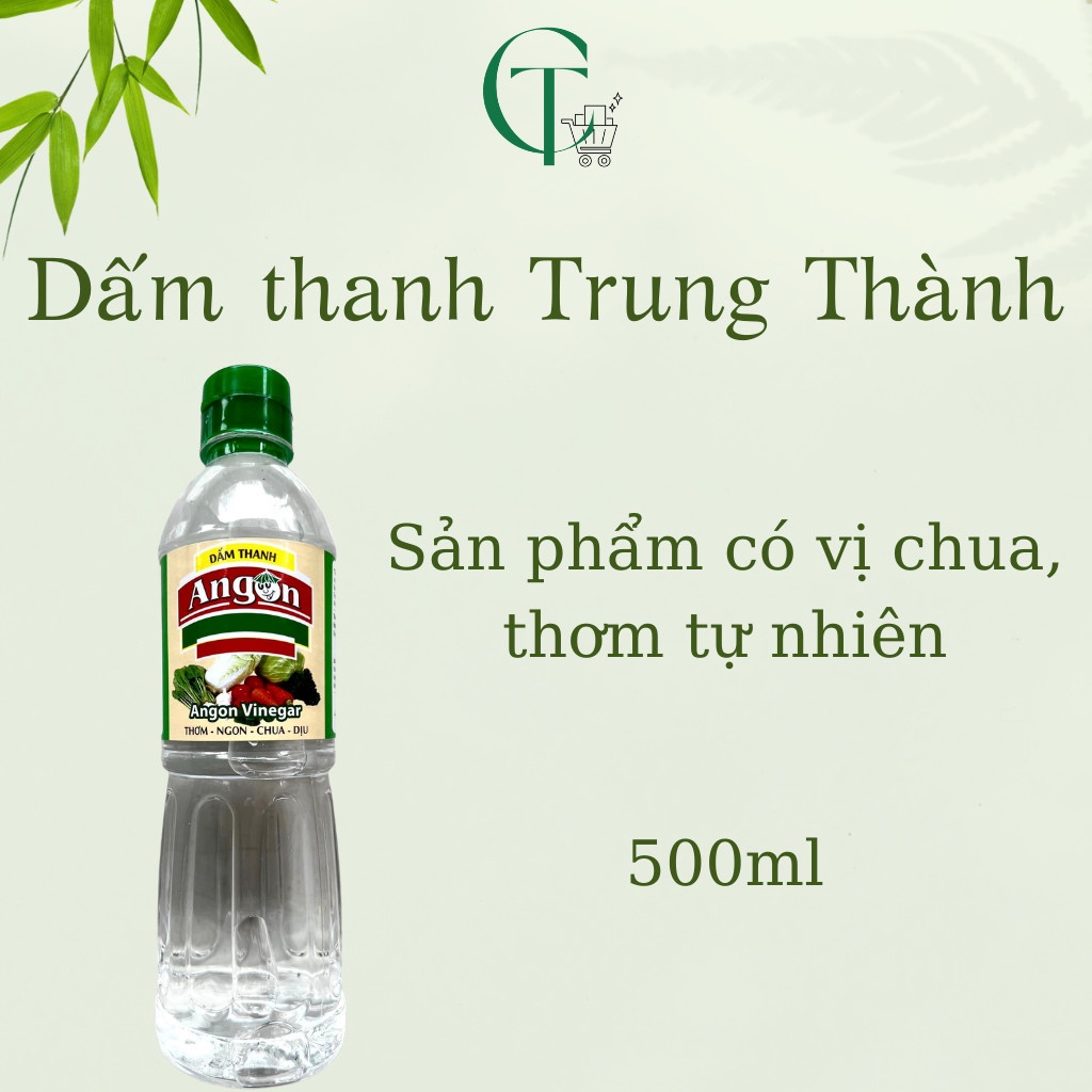 Dấm TrungThành được lên men từ gạo chai 500ml