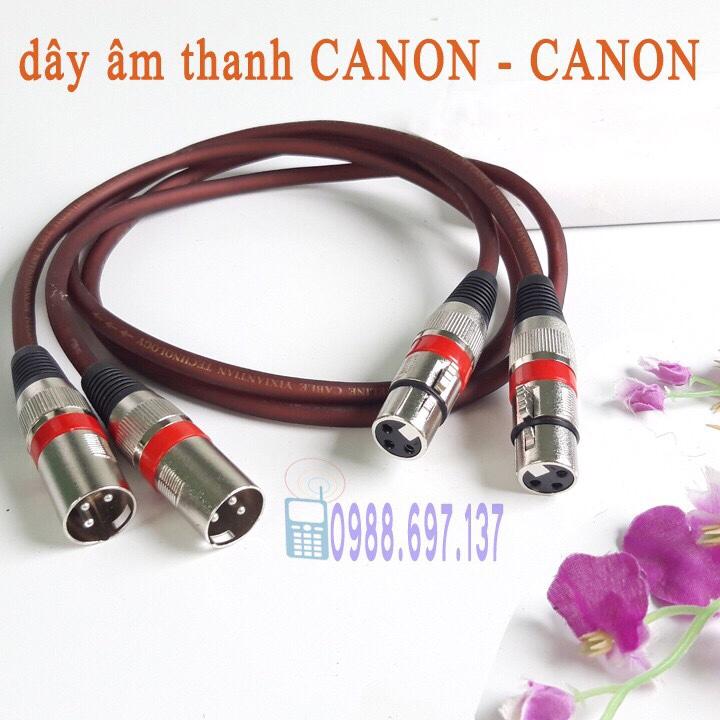 dây kết nối canon cao cấp 2 đầu đực cái