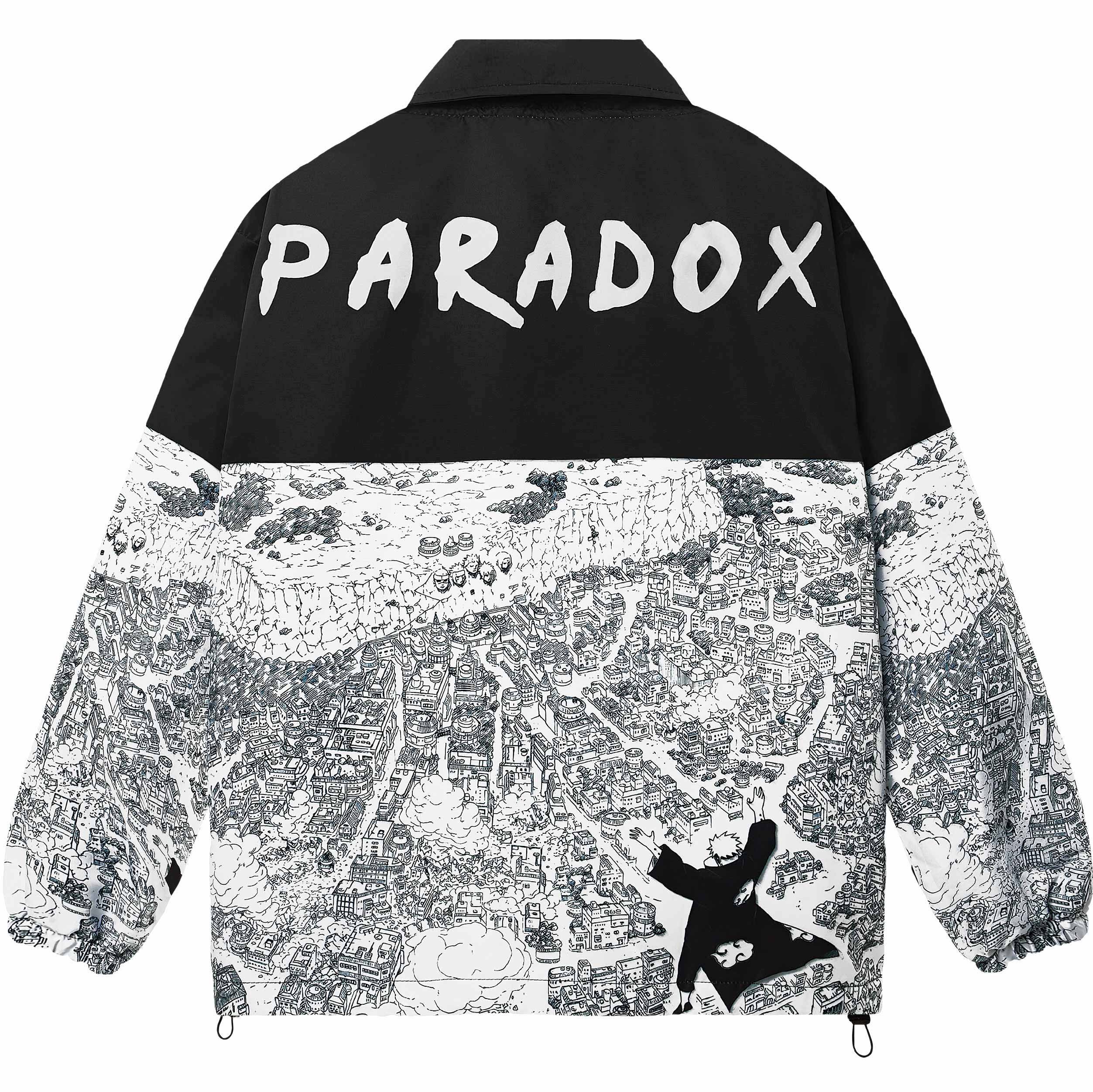 PARADOX Áo khoác dù SKY DIVING OVER-PRINTED JACKET
