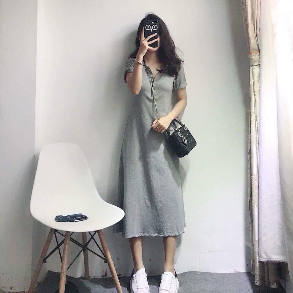 VÁY SUÔNG MAXI CÚC NGỰC BASIC-VAY20 bhl2202