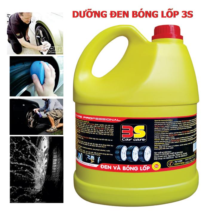 DUNG DỊCH BÓNG LỐP XE 4,5 LÍT 3S CAR CARE