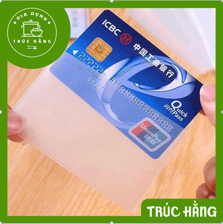 Vỏ bọc thẻ atm, cccd, thẻ học sinh chống xước